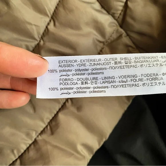 🍂 ZARA TAUPE HOODED PUFFER JACKET! - Picture 14 of 16